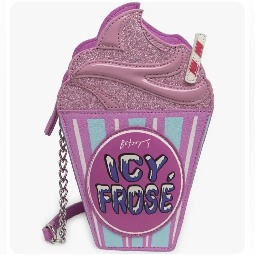 Betsey Johnson Kitsch Icy Frosé Crossbody Bag Frozen Ice